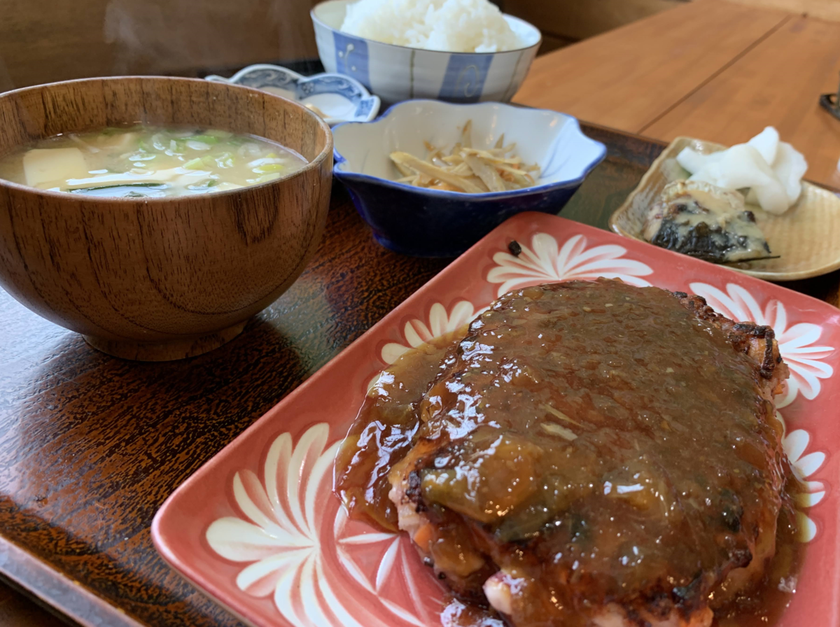 いかハンバーグ定食