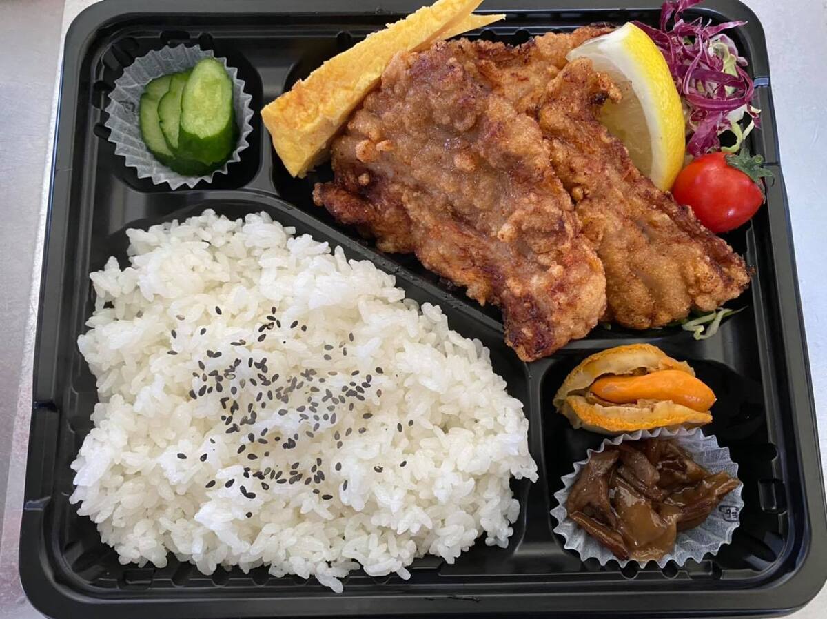 まぐろ唐揚げ弁当